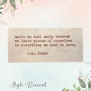 🎉 10/$10 Stickers - Inspiring Celebrity Quote - Waterproof Decals - R.M. Drake